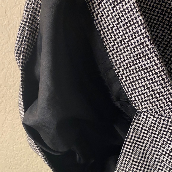 Talbots Black & White Houndstooth Pencil Skirt - Picture 10 of 12